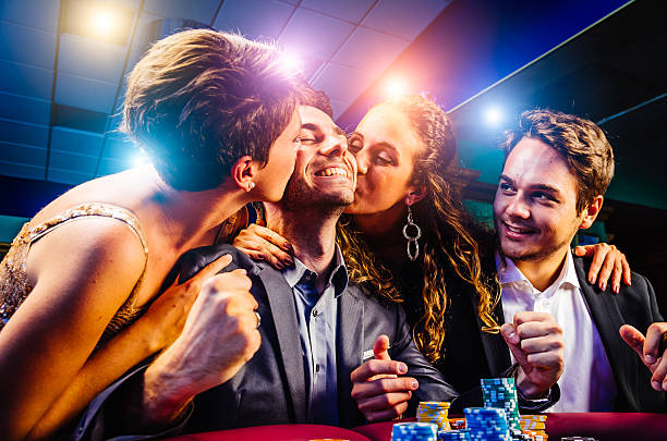 seniorbet Infinite Blackjack live dealer studio with multiple players at HD table